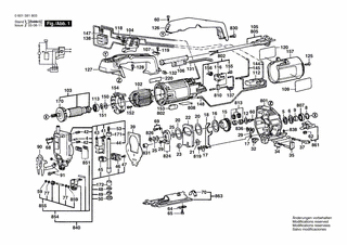 BOSCH Getriebedeckel | Ersatzteile f�r GST 60 PB, GST 60...