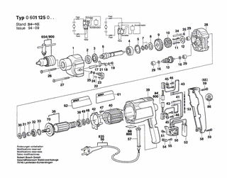 BOSCH Bohrspindel 1/2, SW 17 | Ersatzteile für Bohrmaschine, GBM 10-2 - 2606135011