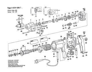 BOSCH Bohrspindel 1/2, SW 17 | Ersatzteile für Bohrmaschine, GBM 10-2 - 2606135011