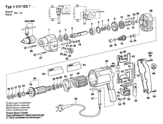 BOSCH Bohrspindel 1/2, SW 17 | Ersatzteile für Bohrmaschine, GBM 10-2 - 2606135011