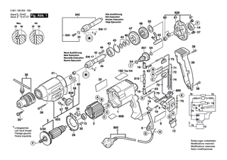 BOSCH Bohrspindel 1/2, SW 17 | Ersatzteile für Bohrmaschine, GBM 10-2 - 2606135011
