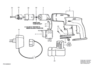 BOSCH Getriebegeh�use | Ersatzteile f�r 2300 12 V TIGER, 2350 12 V TIGER - 2606200048