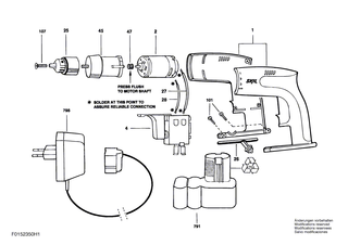 BOSCH Getriebegeh�use | Ersatzteile f�r 2300 12 V TIGER, 2350 12 V TIGER - 2606200048