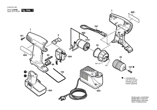 BOSCH Planetengetriebe | Ersatzteile f�r GSR 7,2 V, PSR 7,2 VES - 2606200054