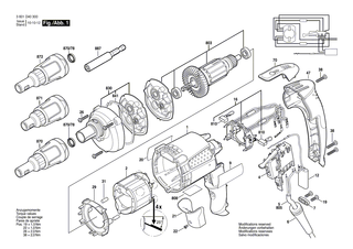 BOSCH Getriebeeinheit | Ersatzteile f�r GSR 6-45 TE - 2606200237