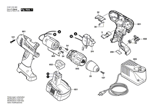BOSCH Planetengetriebe | Ersatzteile f�r GSR 14,4 V, GSR 12 V - 2606200945