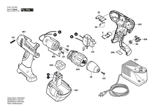 BOSCH Planetengetriebe | Ersatzteile f�r GSR 14,4 V, GSR 12 V - 2606200945