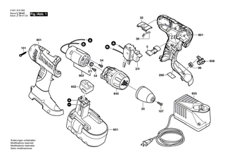 BOSCH Planetengetriebe | Ersatzteile f�r GSR 14,4 V, GSR 12 V - 2606200945