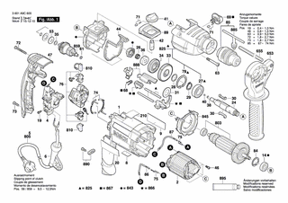 BOSCH Vorgelege | Ersatzteile f�r GSB 21-2 RE - 2606309942