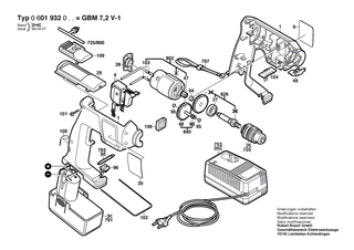 BOSCH Ritzel Z=14 | Ersatzteile f�r GSB 9,6 VESP, GSB 12 VESP - 2606316120