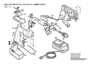 BOSCH Ritzel Z=14 | Ersatzteile f�r GSB 9,6 VESP, GSB 12 VESP - 2606316120