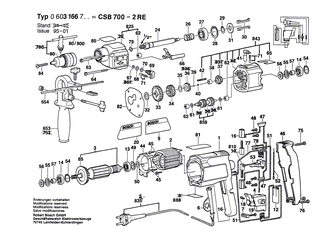 BOSCH Stirnrad Z=48 | Ersatzteile f�r GSB 16-2 - 2606317045