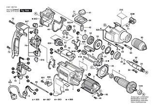 BOSCH Stirnrad | Ersatzteile f�r GSB 22-2 RE, GSB 22-2 RCE - 2606317098