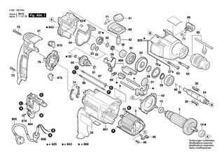BOSCH Stirnrad | Ersatzteile f�r GSB 22-2 RE, GSB 22-2 RCE - 2606317098