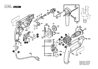 BOSCH Stirnrad | Ersatzteile f�r PSB 550-RE - 2606320060