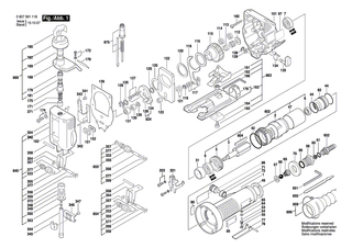 BOSCH Ratsche | Ersatzteile f�r 400 WATT-SERIE - 2606491002
