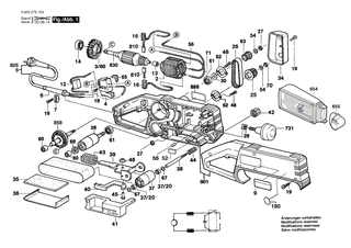 BOSCH L�fter | Ersatzteile f�r PBS 60, PBS 60 A - 2606610024