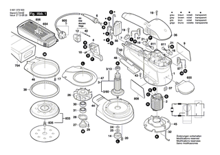 BOSCH L�fter | Ersatzteile f�r GEX 125 AC - 2606610069