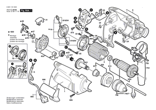 BOSCH L�fter | Ersatzteile f�r GSB 13, GSB 13 RE - 2606610097