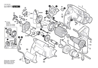 BOSCH Befestigungssatz | Ersatzteile f�r GSB 13, GSB 13 RE - 2607001305