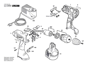 BOSCH Werkzeughalter | Ersatzteile f�r PSR 18 VE-2, PSR 180 - 2607001443
