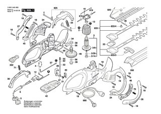 BOSCH Messersatz | Ersatzteile für AHS 650-24 ST - 2607009913