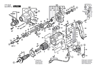 BOSCH Teilesatz | Ersatzteile f�r GSB 16-2 - 2607010226