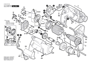 BOSCH Kohleb�rstensatz | Ersatzteile f�r GSB 1600 RE, PSB 650 RA - 2607014013