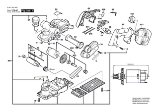 BOSCH Gleichstrommotor 18V | Ersatzteile f�r GHO 18 V - 2607022252