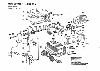 BOSCH Gleichstrommotor | Ersatzteile f�r GSC 9,6 V -...