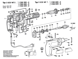 BOSCH Schalter | Ersatzteile f�r PBS 60, PBS 75 - 2607200084