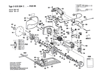 BOSCH Schalter | Ersatzteile f�r PBS 60, PBS 75 - 2607200084