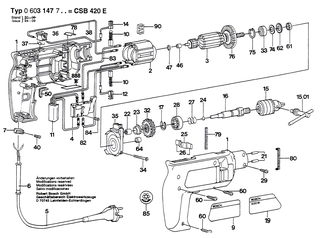BOSCH Schalter | Ersatzteile f�r PBS 60, PBS 75 - 2607200084