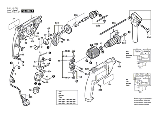 BOSCH Schalter | Ersatzteile f�r GSB 450 RE, ELECTRONIC - 2607200202