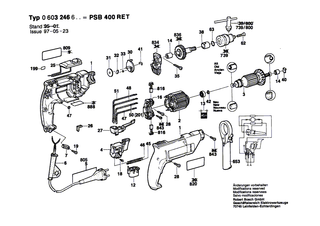 BOSCH Umschalter | Ersatzteile f�r GBM 13 HRE, GBM 350 RE - 2607200231