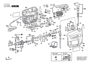 BOSCH Schalter | Ersatzteile f�r GST 60 PBE, GST 85 PBAE - 2607200245