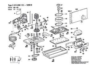 BOSCH Schalter | Ersatzteile für Bohrmaschine - 2607200260