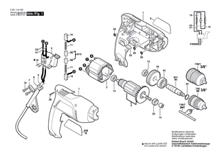 BOSCH Schalter | Ersatzteile f�r GBM 450, GBM 6 - 2607200397