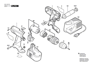 BOSCH Ein/Aus-Schalter | Ersatzteile f�r GST 24 V, 3850 - 2607200413