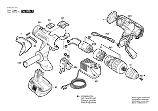 BOSCH Ein/Aus-Schalter | Ersatzteile f�r PSB 14,4 VE-2, PSB 12 VE-2 - 2607200422