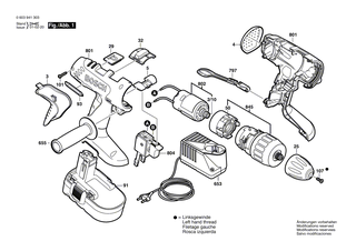 BOSCH Ein/Aus-Schalter | Ersatzteile f�r PSB 24 VE-2, PSB 18 VE-2 - 2607200423