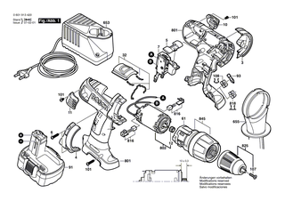 BOSCH Ein/Aus-Schalter | Ersatzteile f�r GSR 14,4 VE-2, GSR 12 VE-2 - 2607200456