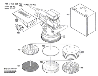 BOSCH Zylinderschraube M3x6,5-4.8 | Ersatzteile f�r PEX 15 AE | 2603410001