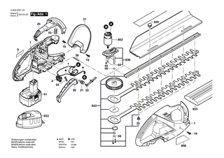 BOSCH Schaltereinheit | Ersatzteile f�r AHS 52 ACCU - 2607200486