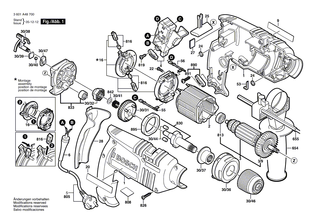 BOSCH Schalter | Ersatzteile f�r GSB 13 RE, GSB 16 RE - 2607200556