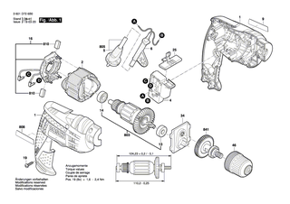 BOSCH Schalter | Ersatzteile f�r GBM 6 RE, GBM 10 RE - 2607200623