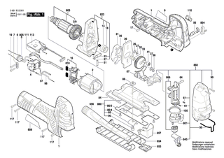BOSCH Schalter | Ersatzteile f�r GST 150 CE - 2607200662