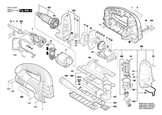 BOSCH Schalter | Ersatzteile f�r GST 150 BCE, GST 140 BCE - 2607200669