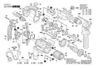 BOSCH Schalter | Ersatzteile für GSB 21-2 RCT - 2607200679