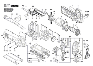 BOSCH Schalter | Ersatzteile f�r GST 140 CE, GST 1400 CE - 2607200684